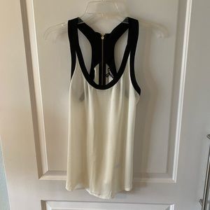 Black and white tank top